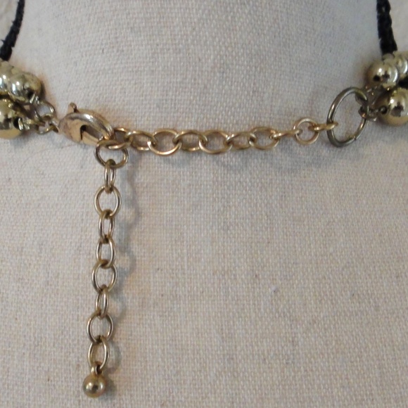 Gold & Turq. Necklace - Picture 6 of 6